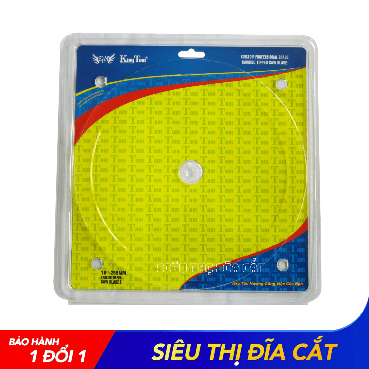 LƯỠI CƯA - LƯỠI CẮT GỖ 255-40 RĂNG KINGTOM VÀNG – CHẤT LƯỢNG VÔ ĐỊCH PHÂN KHÚC GIÁ RẺ!