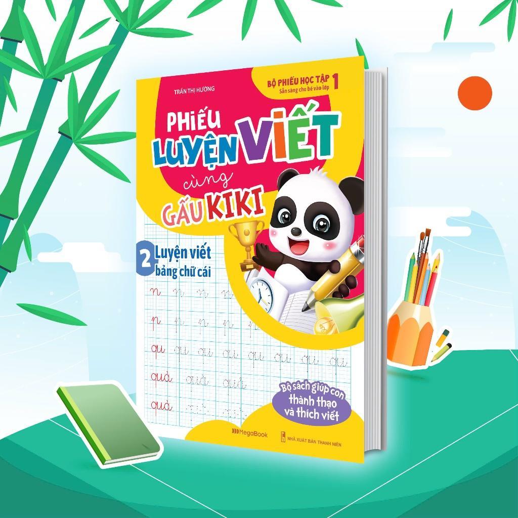 Sách - Bộ Phiếu Học Tập Cùng Gấu Kiki - Combo 9 Cuốn - Megabook