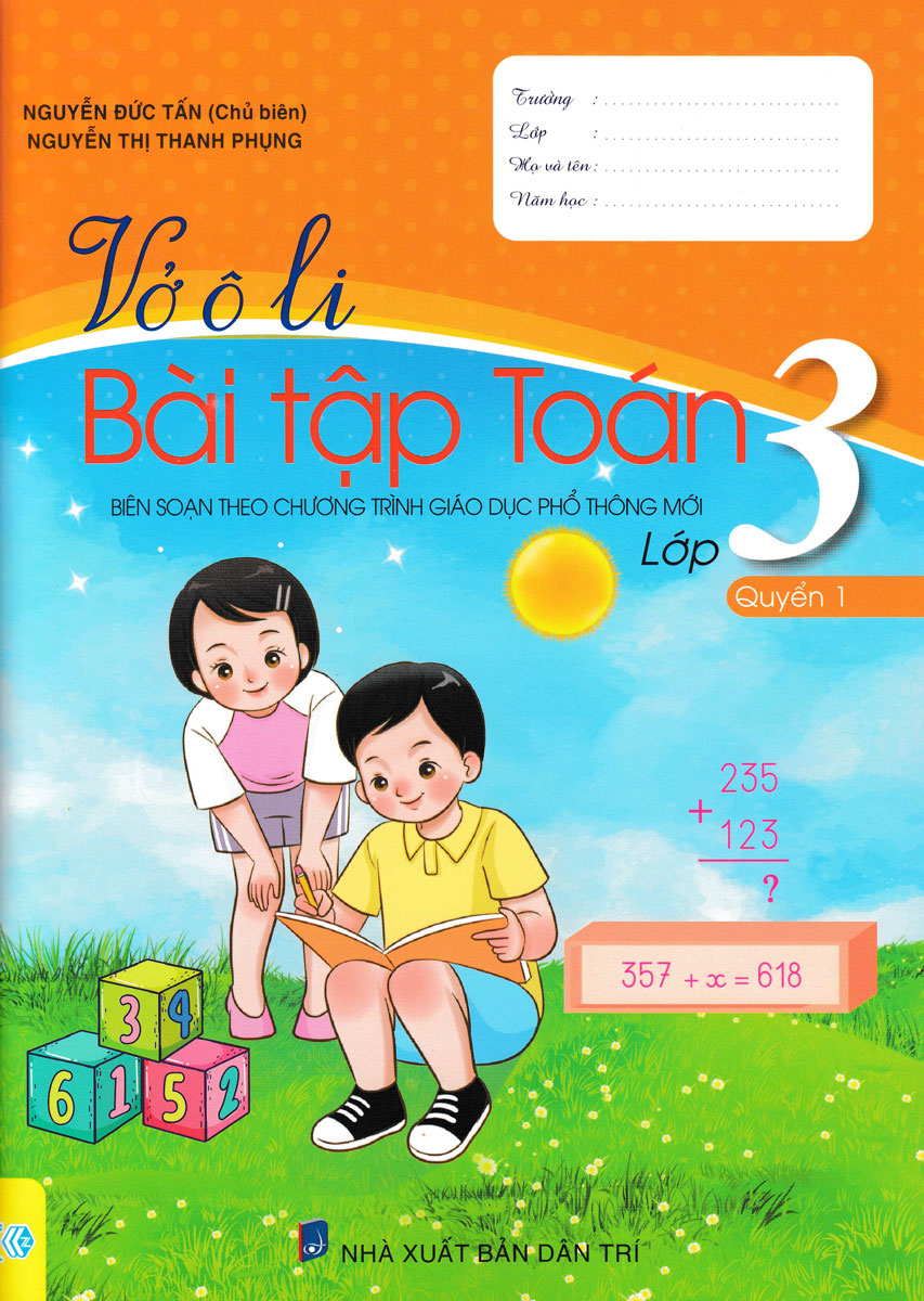 Vở Ô Li Bài Tập Toán 3 - Quyển 1