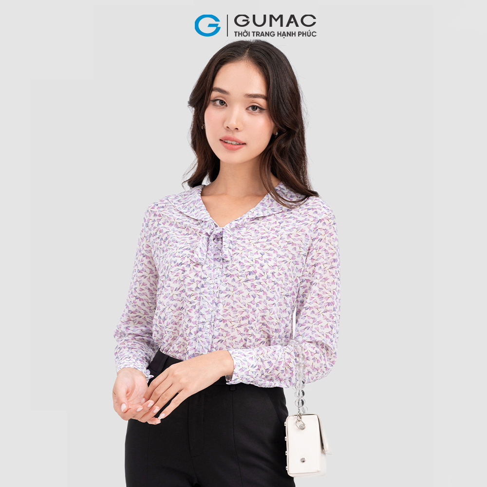 Áo kiểu GUMAC LA1104 bâu thủy thủ thanh lịch