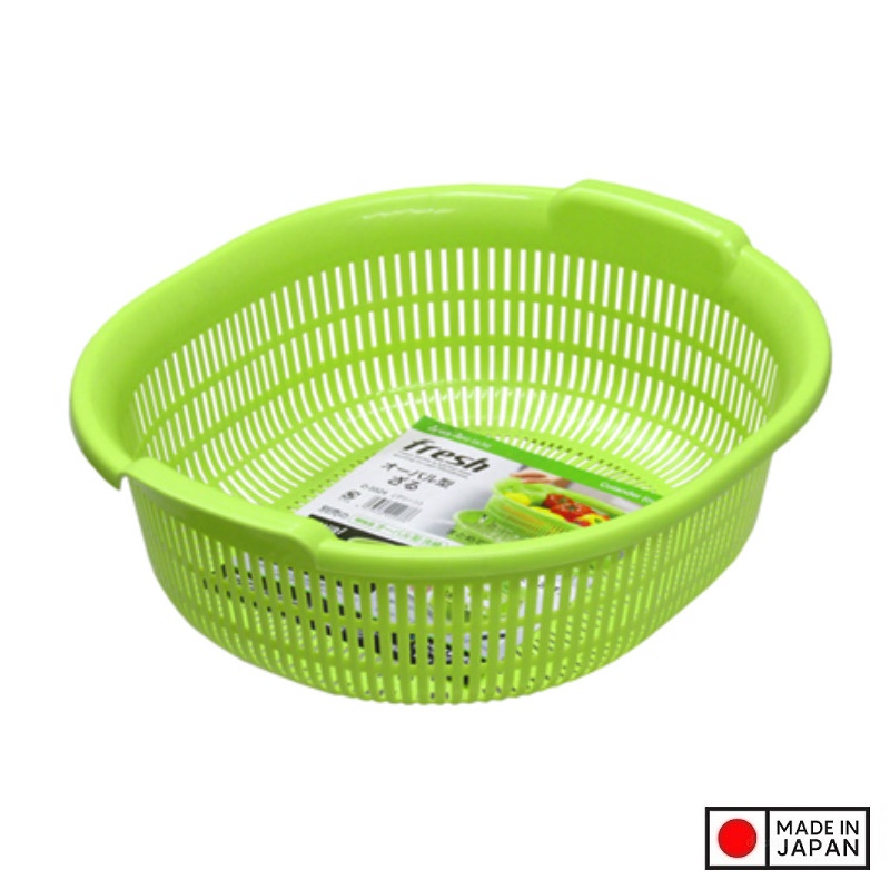 Rổ nhựa Oval Sanada Seiko 5.3L cao cấp tiện dụng - Hàng nội địa Nhật Bản