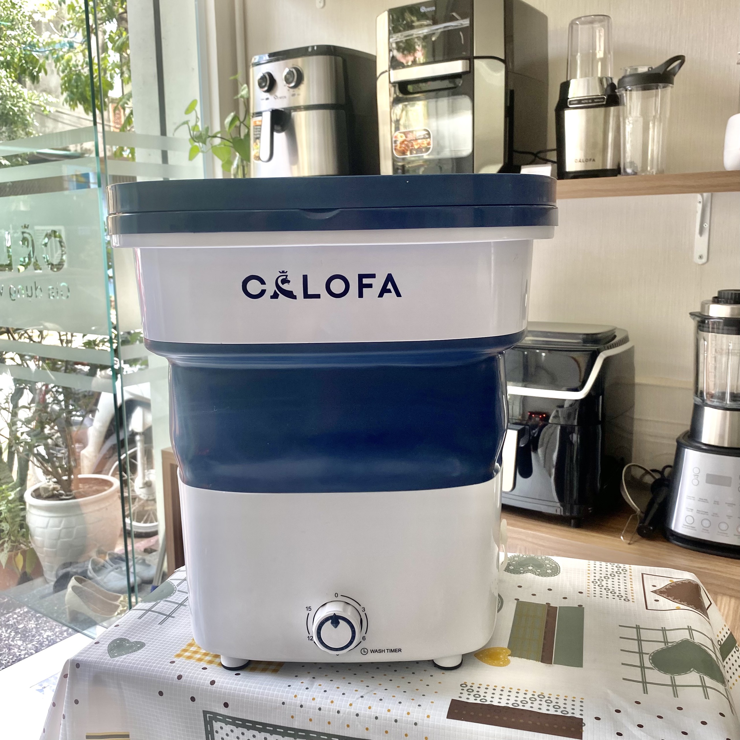 Máy giặt mini Calofa CA 500 khối lượng giặt 3kg công suất 260W êm ái không rung lắc, hàng chính hãng