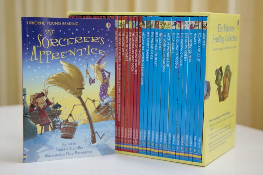 Usborne Bộ Vàng The Usborne Reading Collection - x40 book boxed set