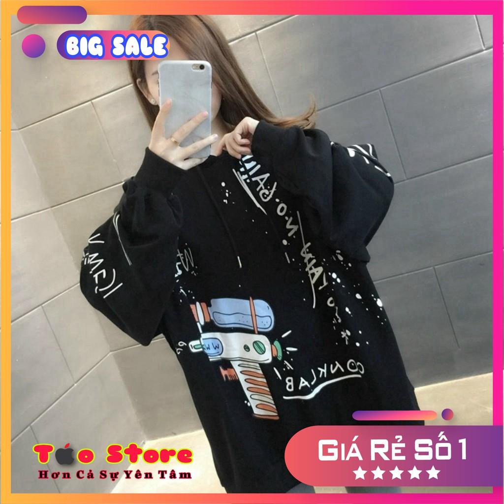 Áo khoác nỉ Hoodie KN4 in Thân áo và Tay áo, chất Nỉ bông dày đẹp, co giãn, form rộng