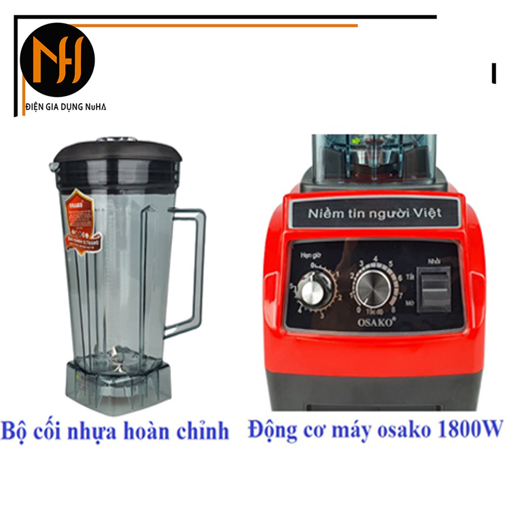 Linh kiện máy xay sinh tố công nghiệp của Osako Os-1800 1800W-hàng chính hãng