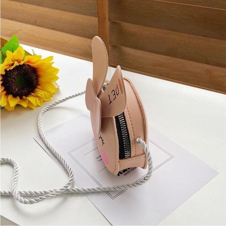 Túi Đeo Chéo Cho Bé Đi Chơi Kích Thước 10*13*4cm Hình Thú 5 Mẫu