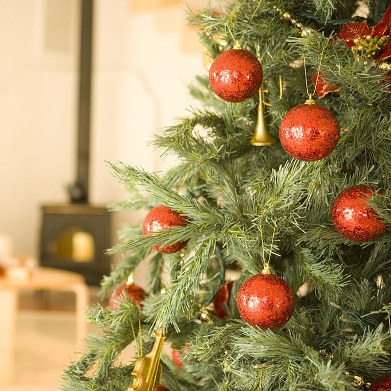 Set 24 quả châu nhỏ gọn trang trí cây thông noel độc đáo