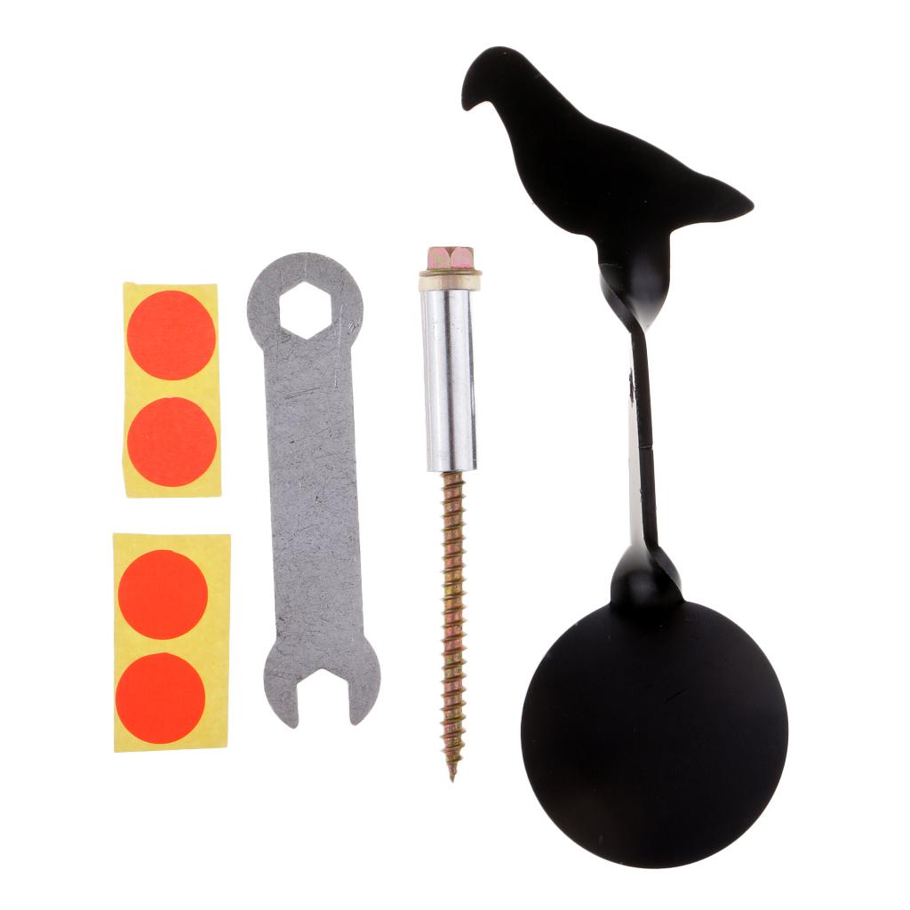 Stainless Steel Spinners Target Rotate Shooting Practice Plinking Target