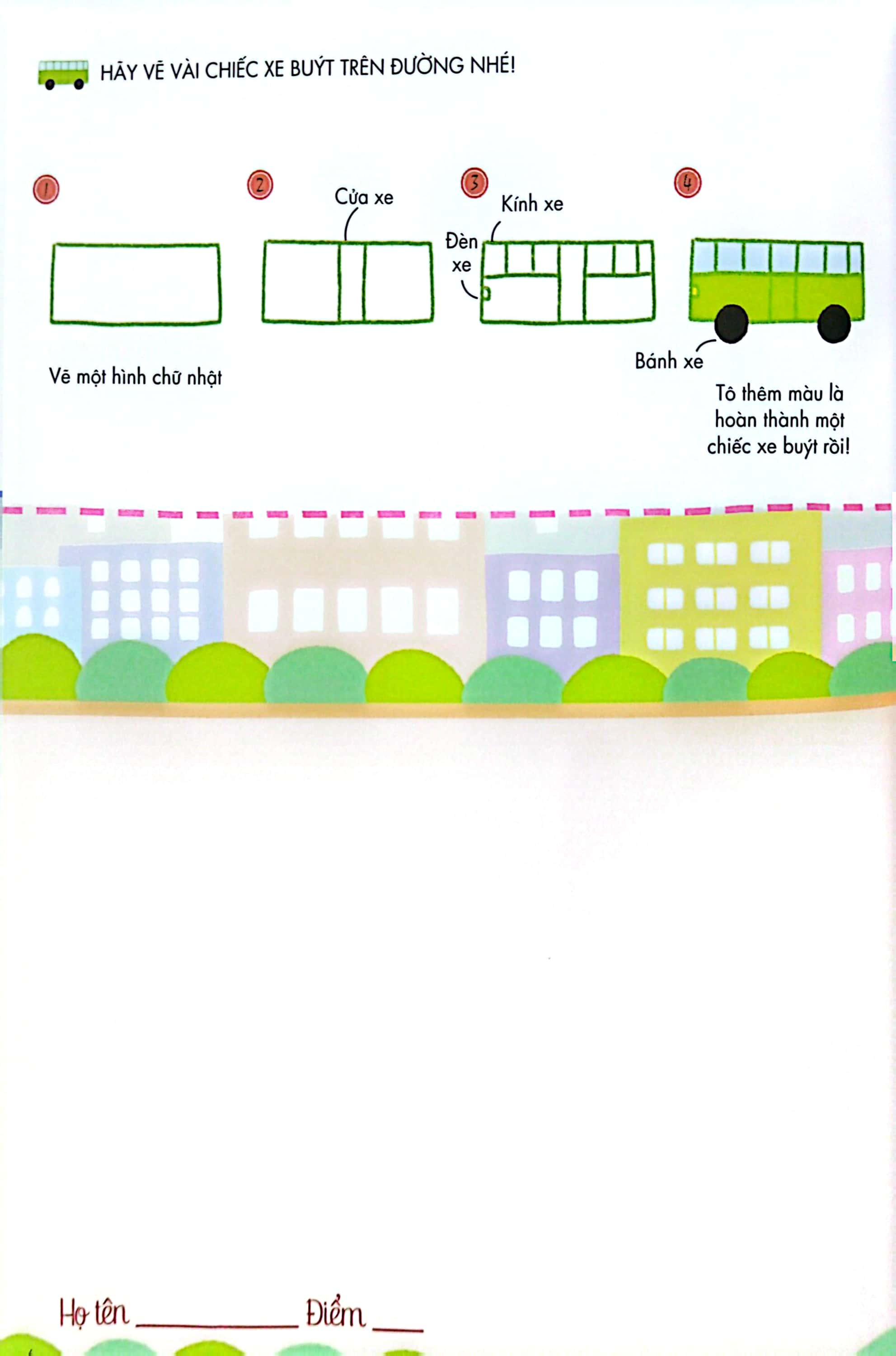 Sách - Bé Tập Làm Họa Sĩ - Tập Vẽ Phương Tiện Giao Thông