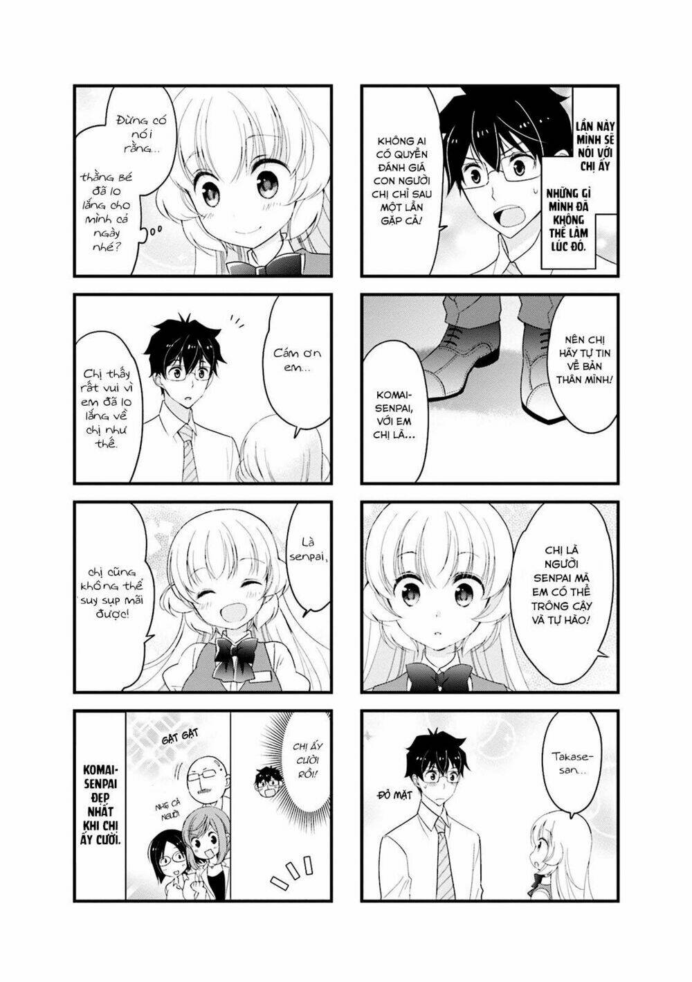 senpai nhỏ nhắn của tôi rất dễ thương chapter 15 10