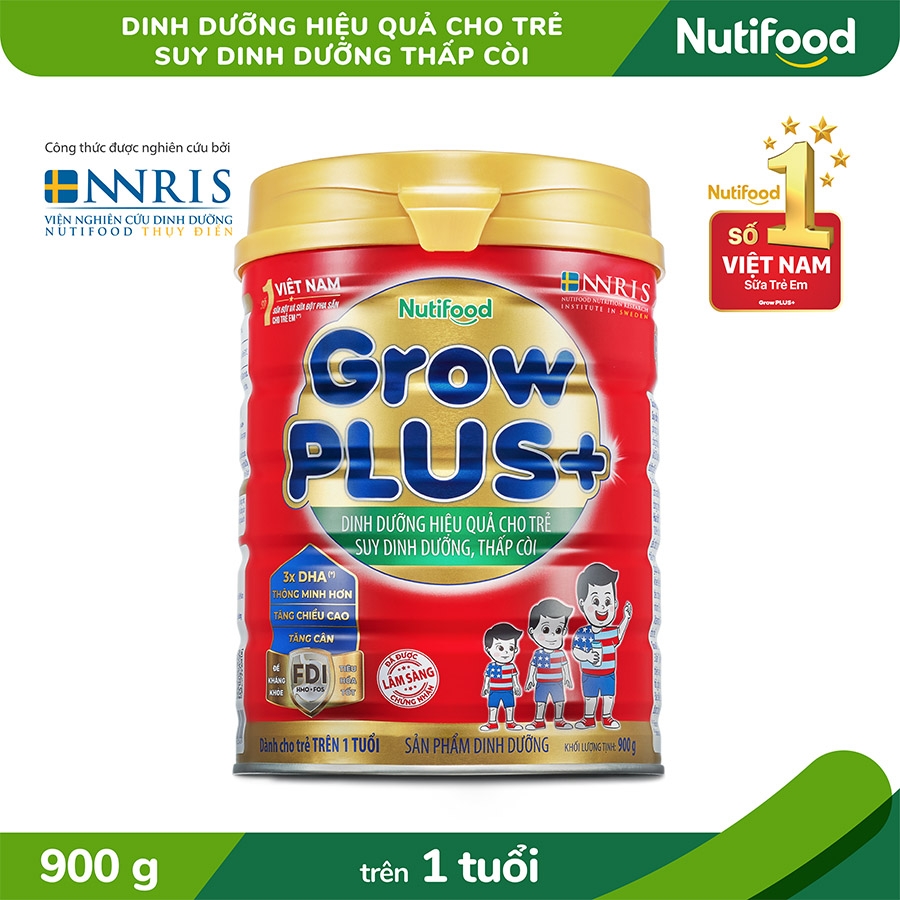 Sữa Bột GrowPLUS+ Suy Dinh Dưỡng trên 1 tuổi