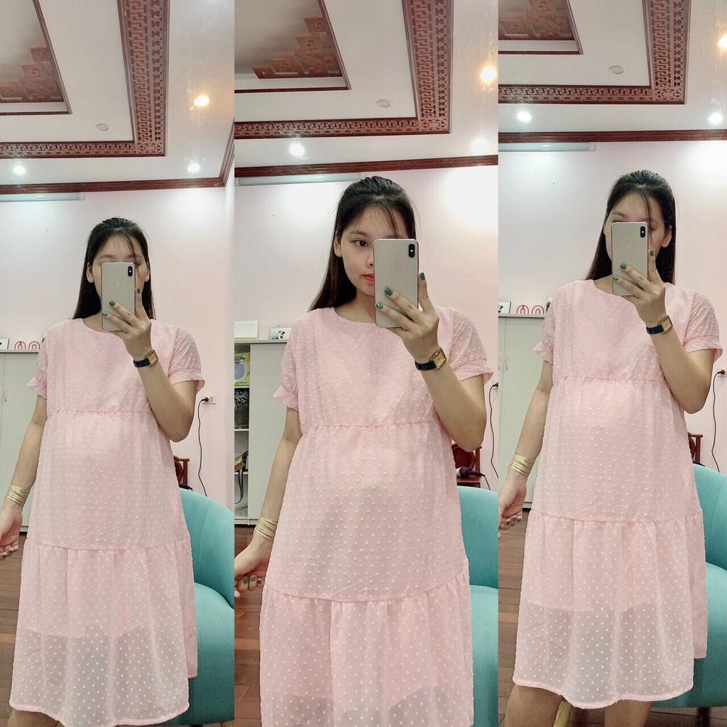 Váy bầu voan đẹp