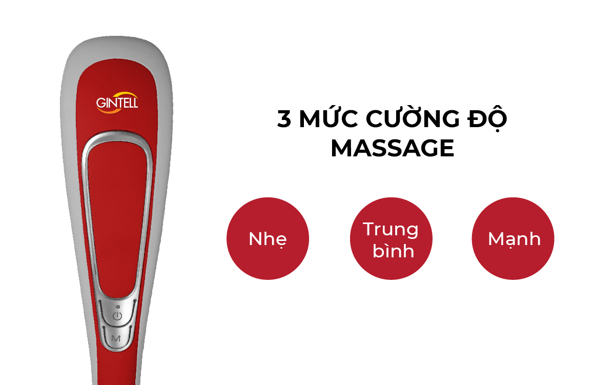 Máy Massage Cầm Tay GINTELL - G-Relax EZ | 1 Năm Bảo Hành