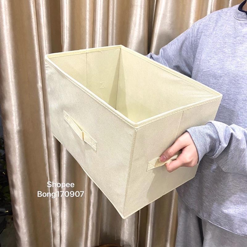 1 Hộp đựng quần áo không nắp size Dài 38x Rộng 38x Cao25cm Storage Box