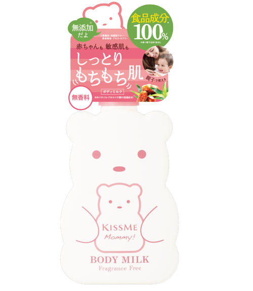 Sữa Dưỡng Thể Kissme Mommy Body Milk Cấp Ẩm Dành Cho Bé Từ 6 Tháng Tuổi Và Làn Da Nhạy Cảm