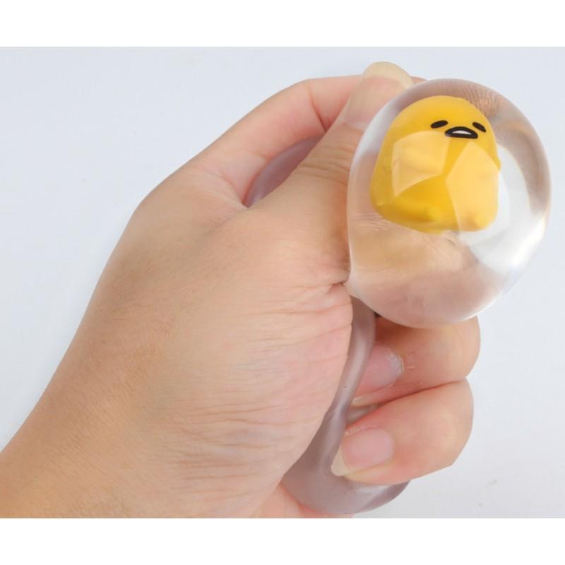 Trứng lười gudetama cực vui - tặng 1 chai slime  giảm nhẹ