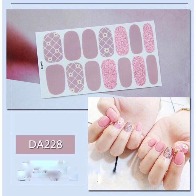 Set dán móng tay Nails dán nghệ thuật nhiều màu - có ngay bộ móng đẹp trong 5 phút (Nail wraps / Nail stickers) CAM02