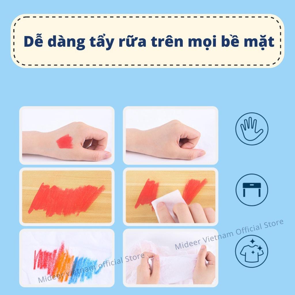 Màu sáp Lụa hữu cơ Mideer Sliky Crayon 12- 24- 36 màu