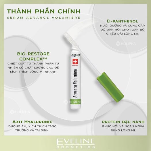 Tinh Chất Dưỡng Dài Mi 3 Trong 1 Eveline Advance Volumiére