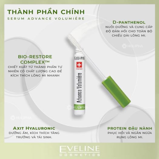 Tinh Chất Dưỡng Dài Mi 3 Trong 1 Eveline Advance Volumiére (10ml)