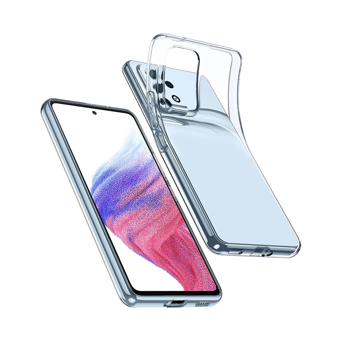 Ốp lưng silicon trong suốt cho điện thoại SAMSUNG GALAXY A12/A21/A23/A31/A32/A33/A51/A52/A53/A71/A72/A73