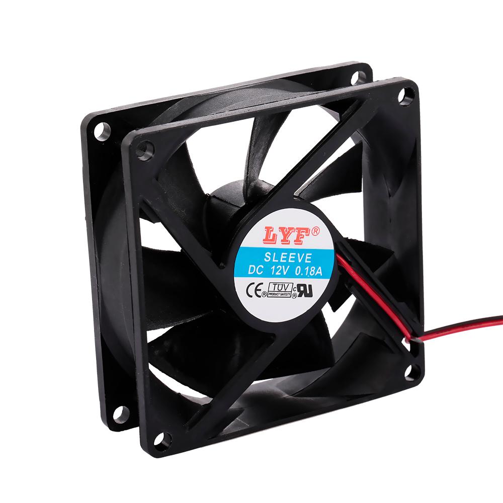 Quạt tản nhiệt 4 pin làm mát Vỏ máy tính Tản nhiệt nhanh Độ ồn thấp 9cm