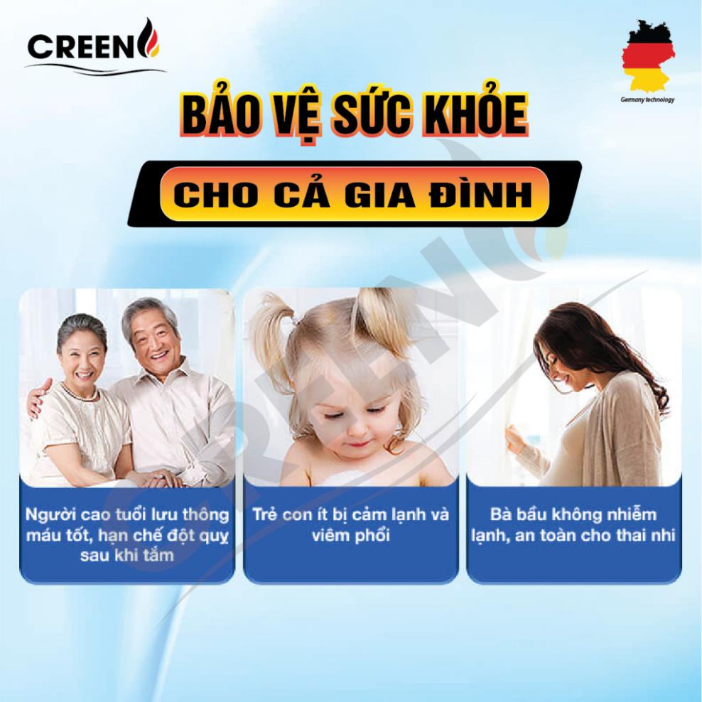 Quạt sưởi nhà tắm âm trần Creen, máy sưởi đa năng điều hoà phòng tắm sưởi ấm - thông gió - khử mùi, có điều khiển, có đèn Led - Hàng chính hãng