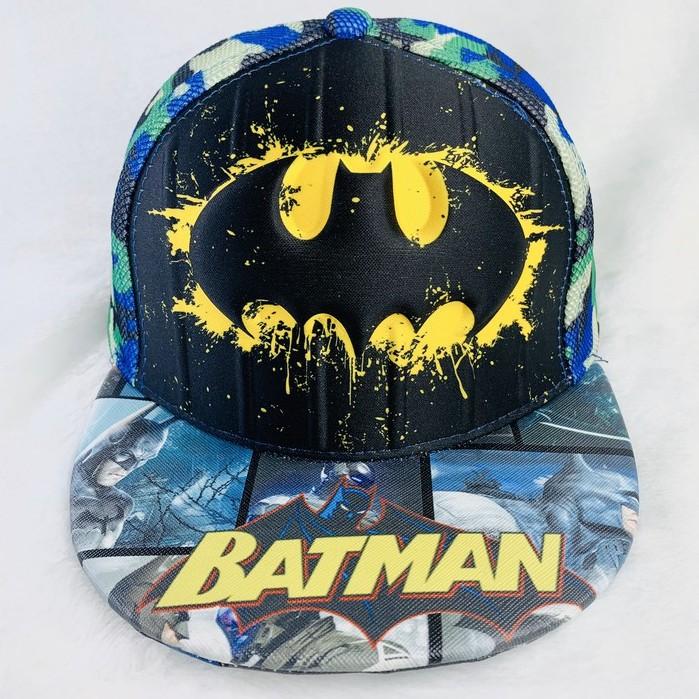 Nón cho bé trai, mũ lưỡi trai in hình 3D Batman - 0006