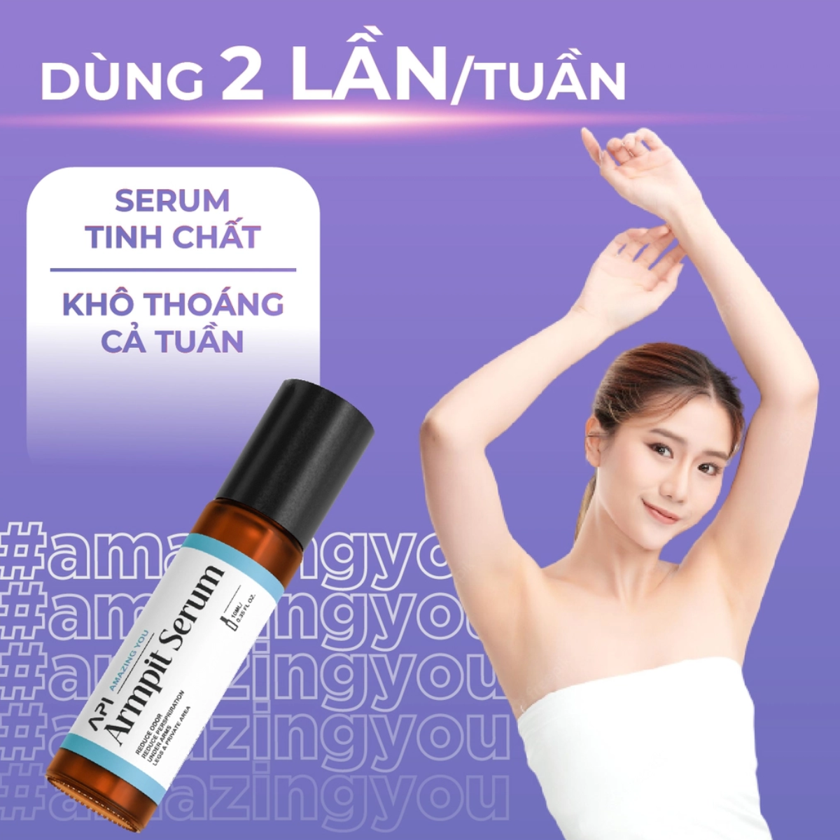 Son Nách Api - Lăn Khử Mùi Hôi Nách Hương Cá Tính Mee Natural Cho Nam Và Nữ 10ml