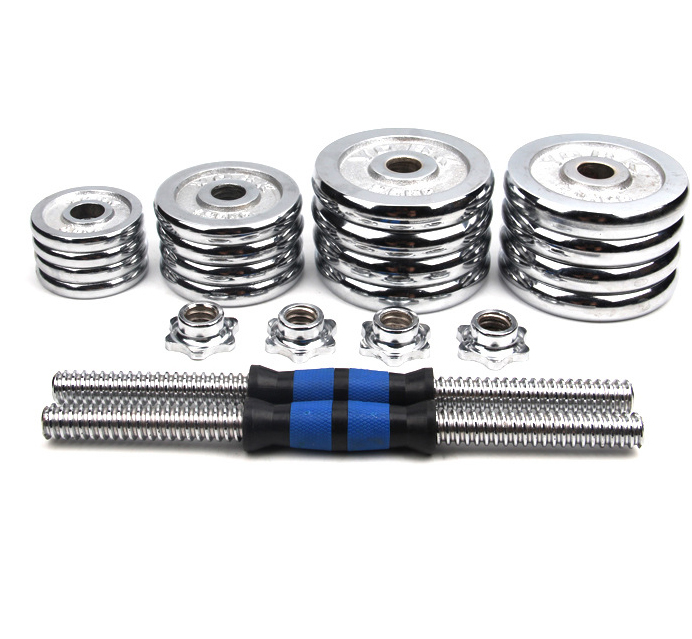 Tạ Đĩa Mạ Crom Cao Cấp Chrome Weight Plates, Đĩa Tạ Gắn Đòn Tập Tay - Phuy Tạ 27mm (1 Đĩa Tạ)