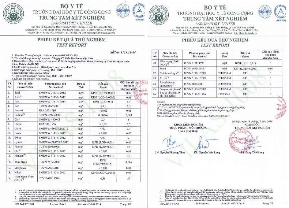 Máy lọc nước RO nóng lạnh Korihome WPK-903 7 lõi - Hàng chính hãng - Giao hàng toàn quốc