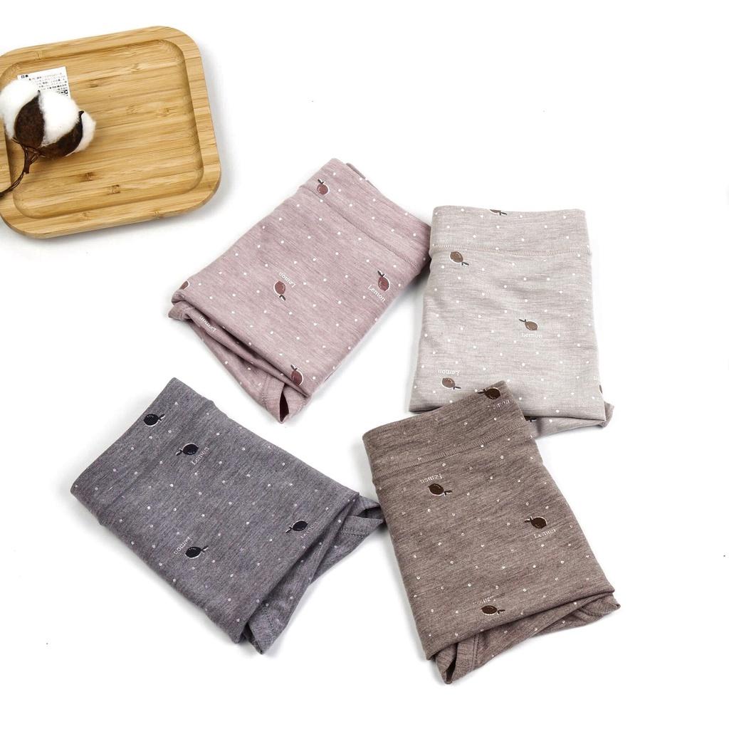 Quần Lót Cotton Nữ Cao Cấp Muối Tiêu Chấm Bi Cạp Cao Kháng Khuẩn Mềm Mại PINKBOUTIQUE QL997