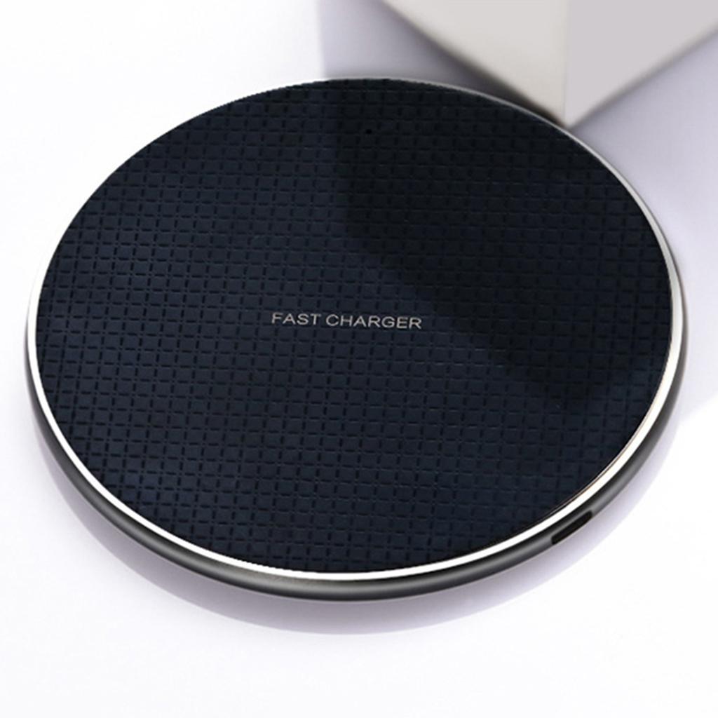 Wireless K8 Fast 10W Charger for XR X S10 S9 S8+ - , 101x6.6mm Black