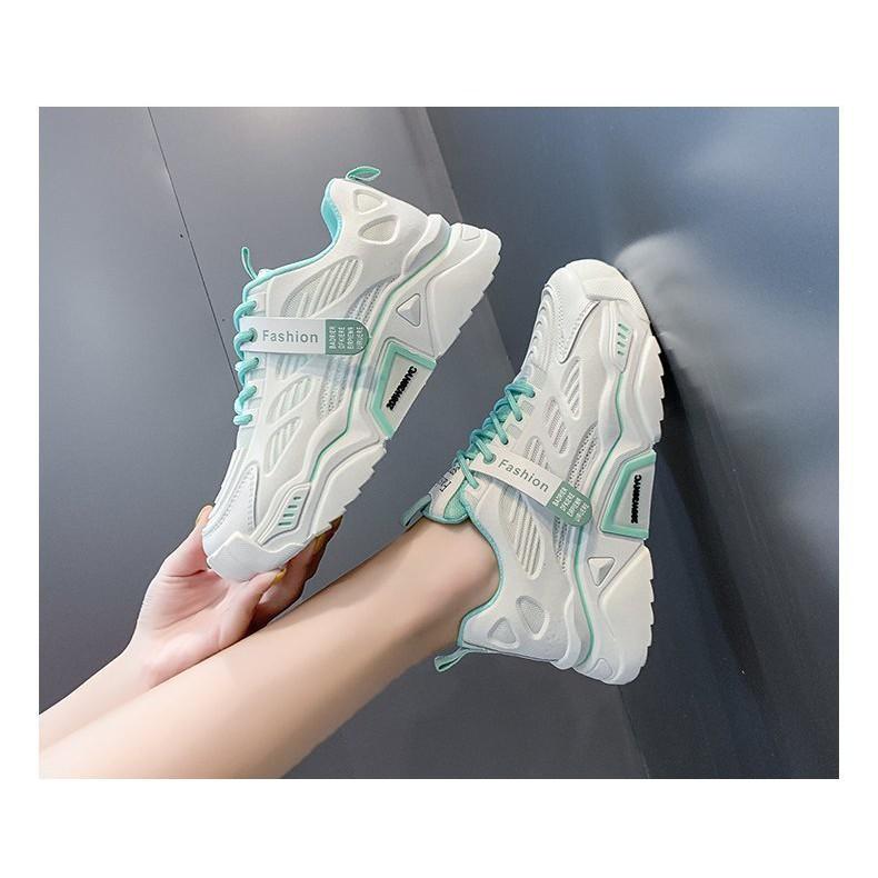 Giày sneaker nữ độn đế 3 màu tuỳ chọn