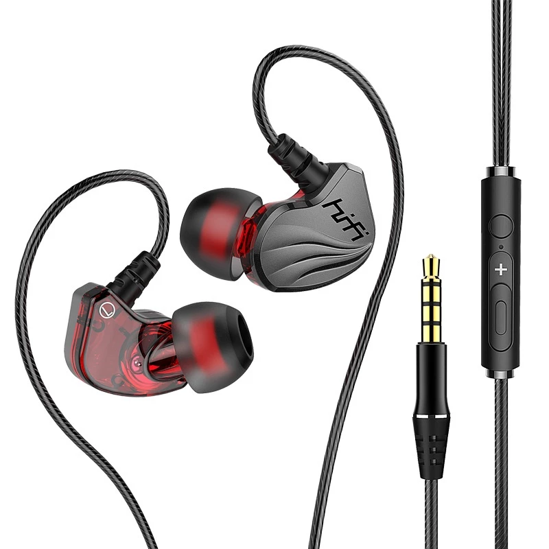 Tai nghe nhét tai HiFi S2000 Super Bass chống ồn cực tốt, âm thanh khủng, chơi game ngon Jack 3.5 mm earphone headphone - miếng lót chuột