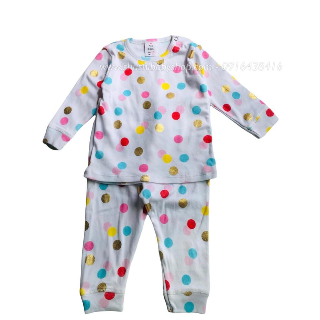 Bộ Dài Tay Miakid đáp đũng, cúc vai