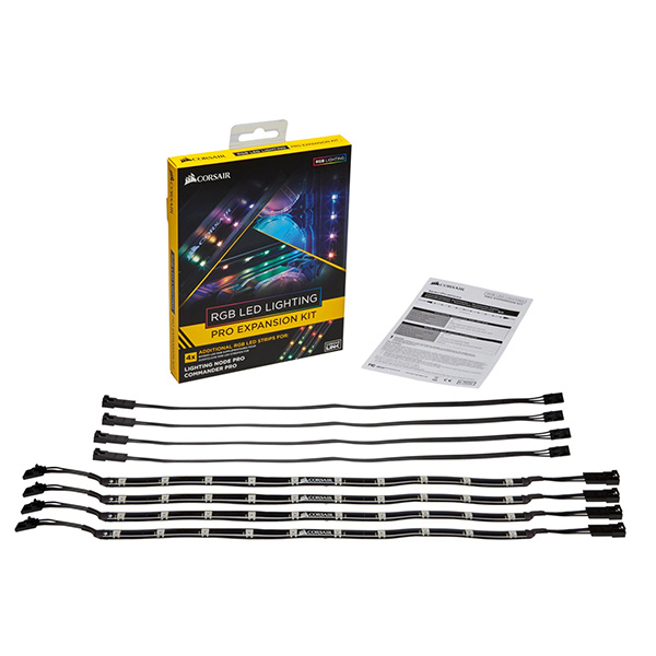 Bộ dây đèn RGB Corsair LED Expansion Kit - Hàng Chính Hãng