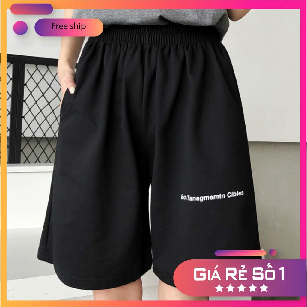 Quần short thun Unisex, quần đùi nam nữ cá tính QS24