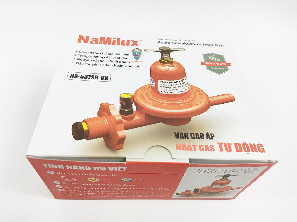 Bộ van CAO ÁP ngắt gas tự động NA-537SH-VN - HÀNG CHÍNH HÃNG NAMILUX (MP)