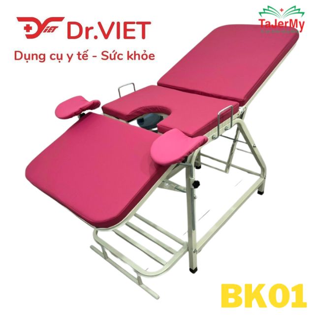 Bàn khám sản phụ khoa Tajermy TJM-BK01 -  thiết bị không thể thiếu trong mỗi bệnh viện, trung tâm y tế và các phòng khám chuyên về sản, phụ