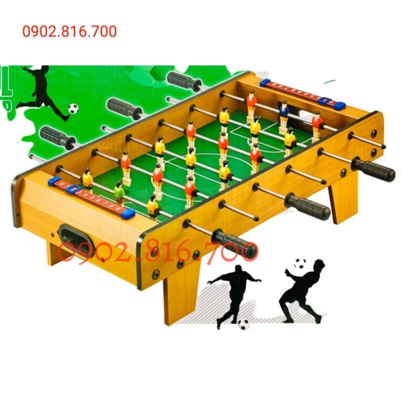 Hộp đồ chơi bàn bi lắc bóng đá bằng gỗ có chân 2393 cỡ lớn