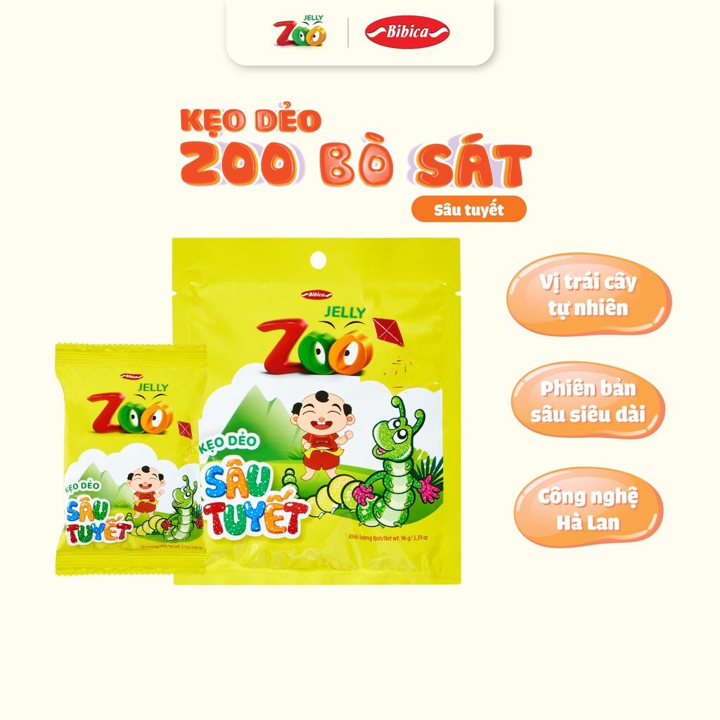 Kẹo dẻo Zoo sâu tuyết dai dai vị trai cây tự nhiên 24g/96g - Bibica