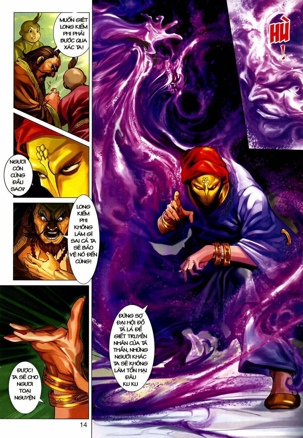 thần chưởng long kiếm phi chapter 13 15