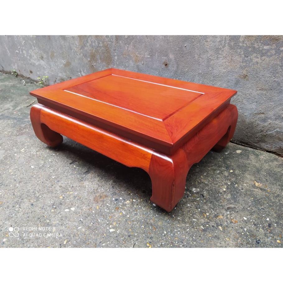 Bàn ô sin,bàn trà cơm gỗ hương loại lớn 40x60 cao 18cm