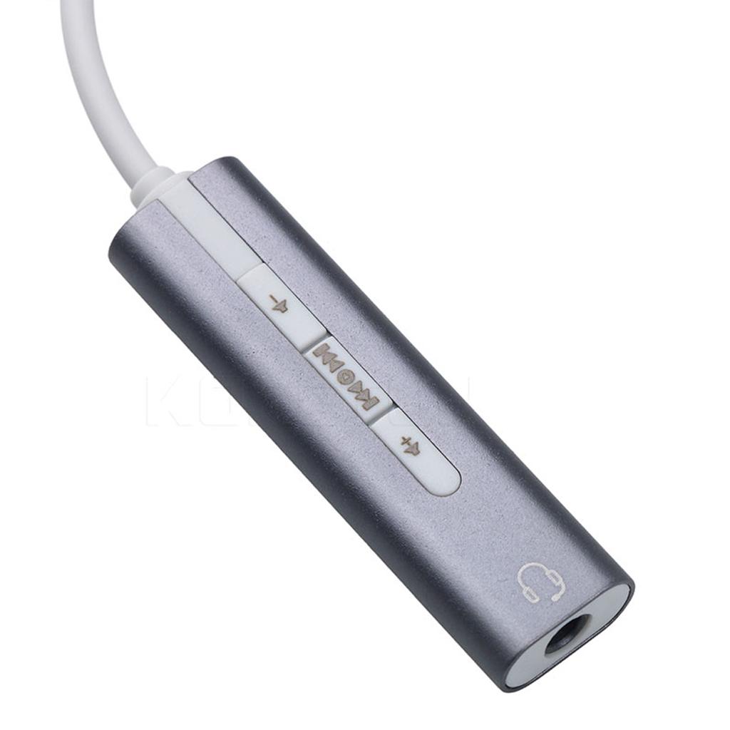 Type C To 3.5mm USB-C Headphone Audio Adapter Aux Mic Connector Cable