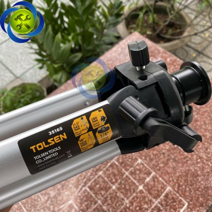 Chân máy cân mực Tolsen 35165 chân cao tối đa 1425mm