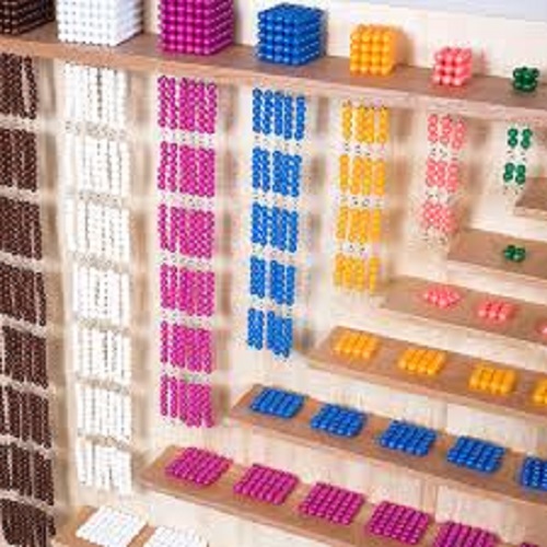 Tủ toán và hạt cườm - Set of beads and cabinet