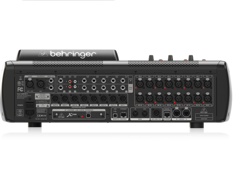 Bộ trộn âm thanh 32 kênh, BEHRINGER, model: X32 COMPACT nhập khẩu chính thức từ hãng Behringer