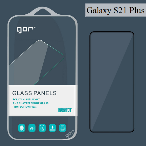 Kính Cường Lực Gor Cho Samsung Galaxy S21 Plus Dán Full Màn, Viền Đen Cao Cấp Hãng Gor - Hàng Nhập Khẩu