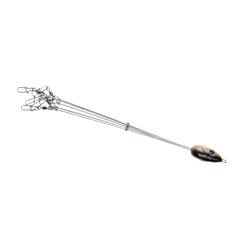 Fish Lures Equipment Fishing Hooks Combination 5 Arms Fishing Umbrella Rigs